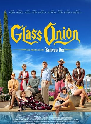 Cartel de  Glass Onion: Un misterio de Knives Out